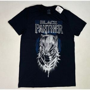 Marvel Black Panther T-shirt Women Medium Black Short Sleeve NWT
